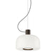 Flos Bellhop Glass S1 Pendant Light in Cioko — packshot