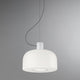 Flos Bellhop Glass S1 Pendant Light in White — studio