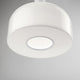 Flos Bellhop Glass S1 Pendant Light in White — studio, detail