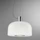 Flos Bellhop Glass S2 Pendant Light in Bright Aluminium — studio