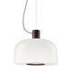Flos Bellhop Glass S2 Pendant Light in Cioko — packshot