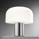 Flos Bellhop Glass T Table Light in Bright Aluminium — studio