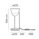 Flos Céramique Up Table Light Dimensions