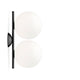 Flos IC C/W 1 Double Wall / Ceiling Light in Black — packshot