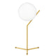 Flos IC T1 High Table Light in Brass — packshot