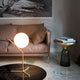 Flos IC T1 High Table Light in Brass — lifestyle