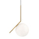 Flos IC S2 10 Anniversary Pendant Light in 24K gold plate