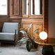Flos IC T1 Low Table Light in Brass — lifestyle