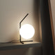 Flos IC T1 Low Table Light in Black — lifestyle