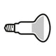 Flos R50 and R80 LED reflector lamp — line drawing