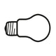 Flos A60, A65 and A70 LED lamp — line drawing