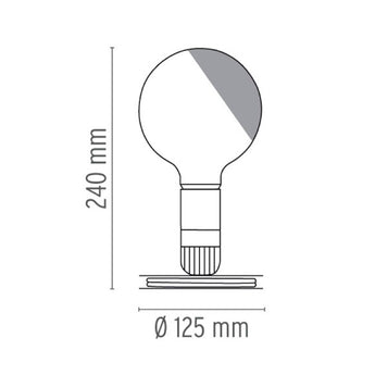 Flos Lampadina LED Table Light Violet - Outlet