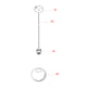 Flos Glo-Ball Mini Pendant Light — Parts