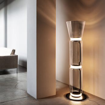 Flos Noctambule Floor 2 High Cylinder Cone Small Base