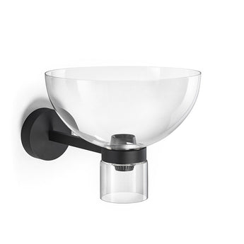 Flos Nocturne Wall Light Bowl in Black — packshot