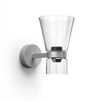 Flos Nocturne Wall Light Cone in Silver — packshot
