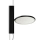 Flos OK Pendant Light by Konstantin Grcic – gloss black side profile