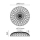 Flos Skynest Ceiling Light — dimensions