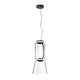 Flos Noctambule Suspension 1 Low Cylinder Cone in Black — packshot