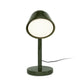 Flos Céramique Down Table Light in Moss Green — studio, detail front view