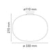 Flos Glo-Ball C Ceiling Light — dimensions