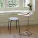 Fritz Hansen Little Friend Side Table KS13 in White — lifestyle, reading corner with Dot Stool