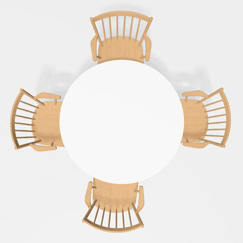 HAY CPH 25 Dining Table & x4 J42 Dining Chairs Bundle