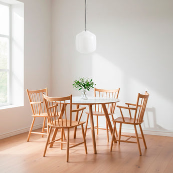 HAY CPH 25 Dining Table & x4 J42 Dining Chairs Bundle
