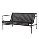 HAY Palissade Cord Lounge Sofa in Anthracite — handwoven recycled polyester cord on powder-coated steel frame