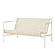 HAY Palissade Cord Lounge Sofa in Cream White — handwoven recycled polyester cord on powder-coated steel frame