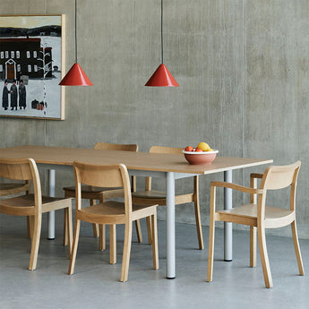 Hay Annex Overhang Dining Table Aluminium Base