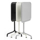 HAY Deville Square Tilt-Top Dining Table — all three colours stacked