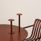 HAY Host Portable Table Lamp 220 and 300 in Iron Red — lifestyle, with Palissade furniture
