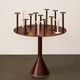 HAY Host Portable Table Lamp — lifestyle, with Palissade Cone Table in Iron Red