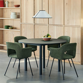 Hay Annex Round Dining Table Aluminium Base