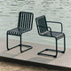 HAY Palissade Cantilever Chair and Cantilever Armchair in Anthracite — lifestyle