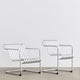 HAY Palissade Cantilever Lounge Chair Low and Dining Armchair in Hot Galvanised Steel — lifestyle