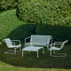 HAY Palissade Cantilever Lounge Chair Low in Cream White — lifestyle
