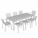HAY Palissade Extra-Large Outdoor Dining Bundle in Hot Galvanised — view 2