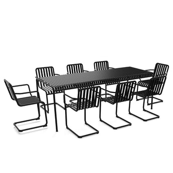 HAY Palissade Extra-Large Outdoor Dining Bundle - Cantilever