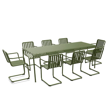 HAY Palissade Extra-Large Outdoor Dining Bundle - Cantilever
