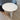 Hay Slit Round Coffee Table Metal White - Ex-Display