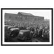 Innes Heritage Hull City v Manchester United Crowds 1949 A2 Framed Art Print in Black — packshot
