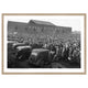Innes Heritage Hull City v Manchester United Crowds 1949 A2 Framed Art Print in Oak — packshot