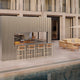 Skagerak Pelagus Outdoor Bar Stool — lifestyle, bar