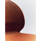 Fritz Hansen N02-10 Recycle Dining Chair Front Upholstered in orange — studio, detail