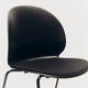 Fritz Hansen N02-10 Recycle Dining Chair Seat Upholstered in Black — packshot, detail