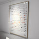 Vitra Design Museum The Chair Collection Poster 119×84cm — lifestyle, framed on wall