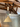 Ceiling with wooden beams and Hay Compass Adjustable Pendant launch at 3DD 2025 Copenhagen