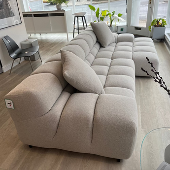 B&B Italia Tufty-Time 20 modular sofa in light greige fabric